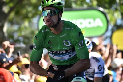 Sagan shines as Tour de France mountain summits loom