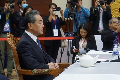 Upbeat Chinese FM says virus control efforts 'are working'