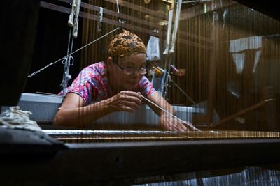 Thai Muslim family keeps silk weaving heritage alive