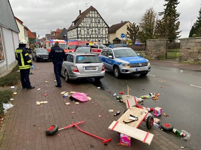 Several dozen hurt as car rams Germany carnival procession