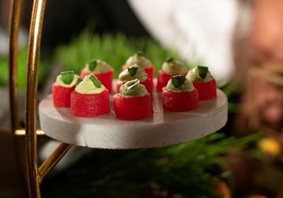 Oscars party menu goes (almost) vegan