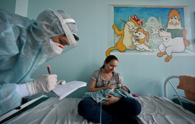 In Ukraine, the latest Covid surge is attacking more children