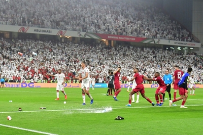 Asian football body probes shoe-throwing semi-final