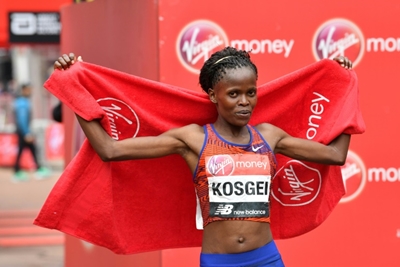 Kenya's Brigid Kosgei runs fastest-ever women's half-marathon