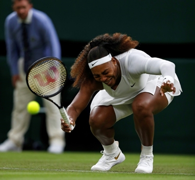Wimbledon courts under fire after Serena exit and Kyrgios says 'it's a joke'
