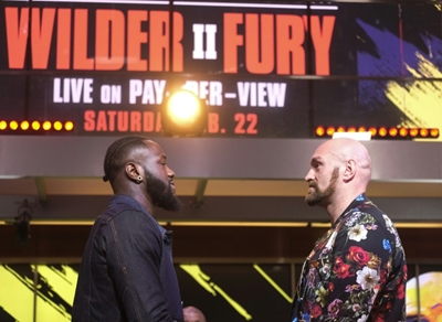 Wilder mocks 'pillow fists' of Fury ahead of rematch