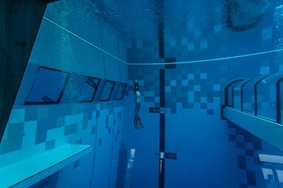 World's deepest diving pool opens in Poland