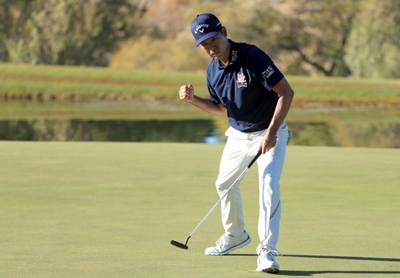 Na fires 61 to take 2-shot PGA lead in Las Vegas