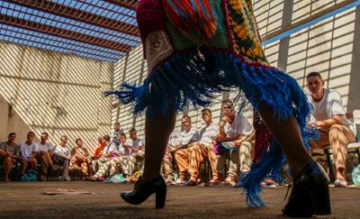Inmates show off crochet creations in Brazil prison fashion show