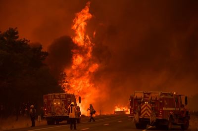 California burning: Wildfires heat up governor recall vote