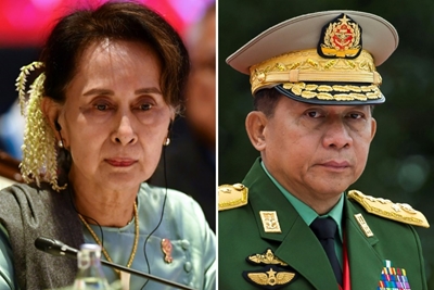 Myanmar junta leader arrives in Moscow for security conference