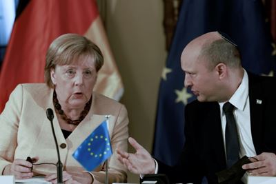 Israel security will remain priority, Merkel says on farewell tour