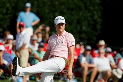 Schauffele surges to share of Tour Championship lead with Thomas, Koepka