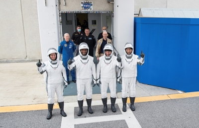 SpaceX launches four astronauts to ISS on Sunday