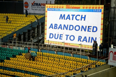 Rain washes out first India-South Africa one-day international