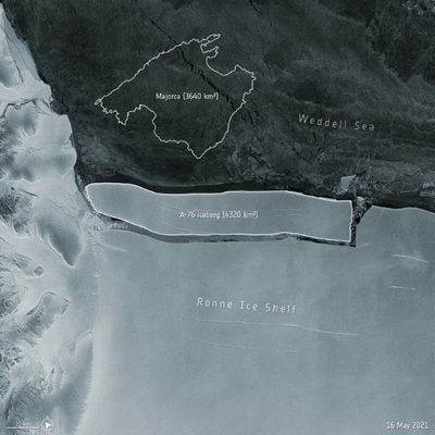World's largest iceberg breaks off Antarctica: European Space Agency 