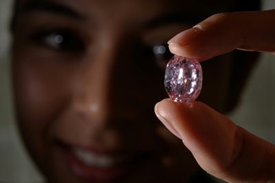 Rare Russian pink diamond sells for $27 million