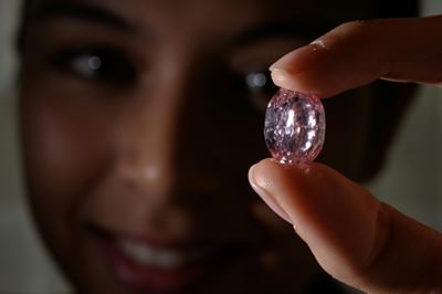 Rare Russian pink diamond sells for $27 million