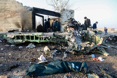 Ukraine jet crashes in Iran, killing at least 170