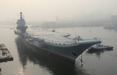 China confirms aircraft carrier sailed through Taiwan Strait