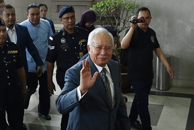 Malaysian ex-PM charged with money-laundering