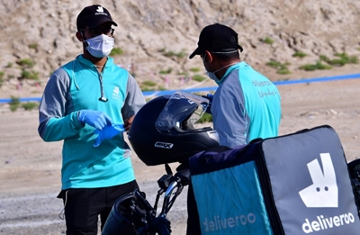 Dubai's over-the-top delivery culture makes lockdown easier