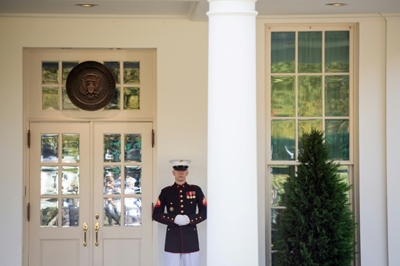 Trump back in Oval Office days after positive Covid test