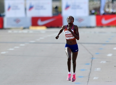 Kosgei joins Kipchoge as IAAF athlete of the year nominee