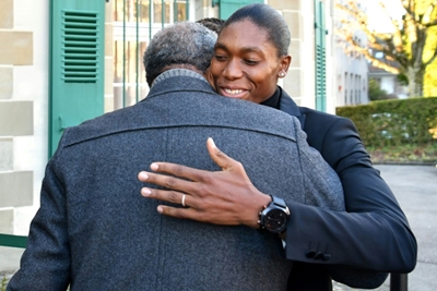 Semenya wins S. African 5,000m title, refuses to discuss CAS ruling