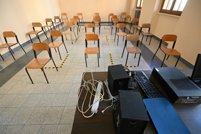Bell rings on new virus-era reality at Italy schools