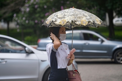 North Korea's capital swelters in heatwave