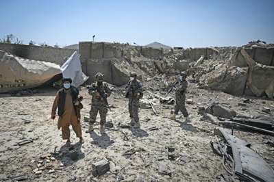 Victorious Taliban gloat over ruins of CIA's Afghan base