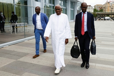 Ex-athletics chief Diack returns to Senegal