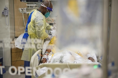 'So much death': LA hospital reels at center of Covid storm