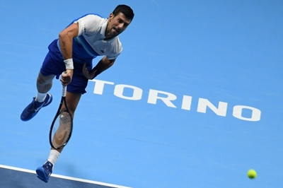 Djokovic opens Finals bid with win over Ruud