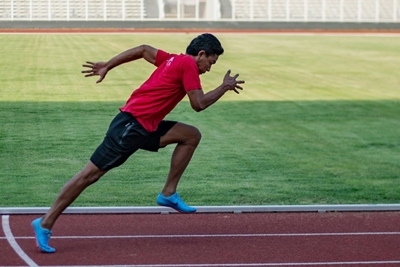 From bamboo shack to running track, sprinter buoys Asian Games hosts
