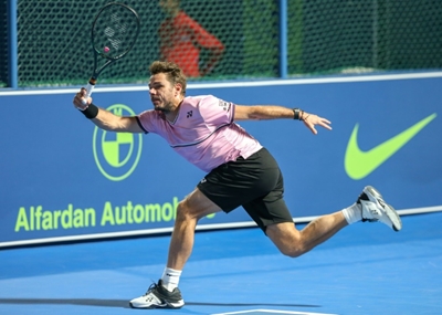 Wawrinka starts new year with win over Chardy