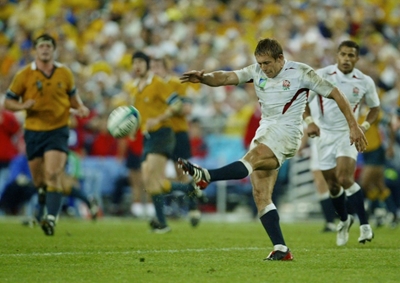 Rugby legend Wilkinson leaves fear behind him 