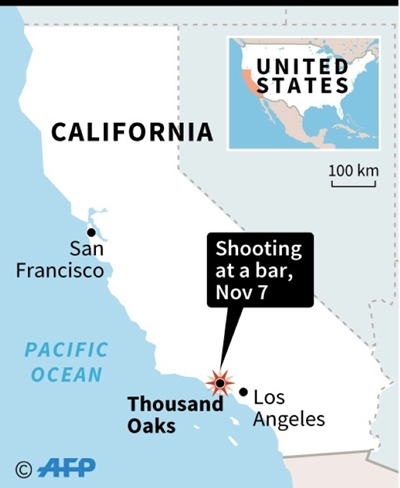 At least 11 reported wounded in California bar shooting