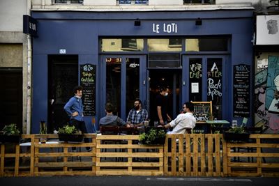Makeshift patios take over Paris streets in virus summer