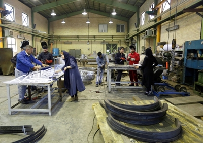 Iran's first female manufacturer, a victim of Trump