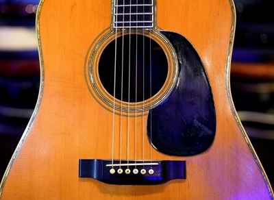 Clapton guitar, Cobain setlist, Whitney jacket under hammer