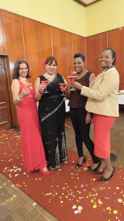 Divas Dazzle in red and black