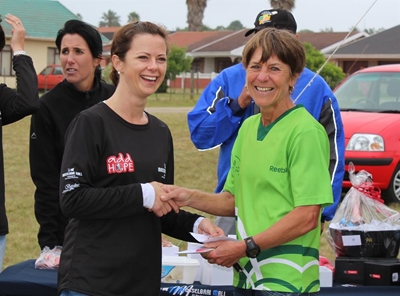 Annatjie wen Mosselbaai-halfmarathon