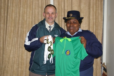 Gold for policeman at cycling champs