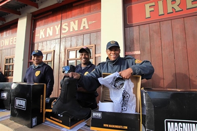 Knysna firefighters get a boost