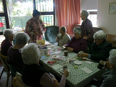 Huis Lekkerbly inwoners bly kreatief