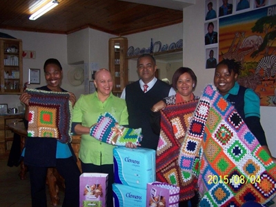 Care centre receives blankets