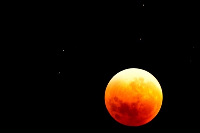 Georgian photographs rare supermoon