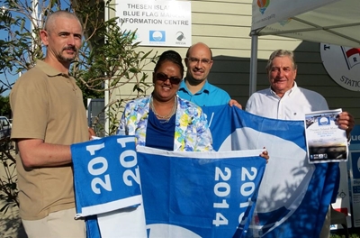 Flags dedicated to Kiani Satu heroes